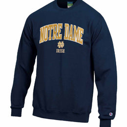 Notre Dame Fighting Irish Adult Tackle Twill Crewneck - Navy