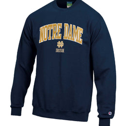 Notre Dame Fighting Irish Adult Tackle Twill Crewneck - Navy