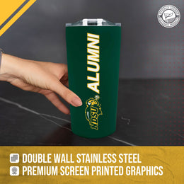 North Dakota State Bison Collegiate Stainless Steel Travel Tumbler for Alumni - Green