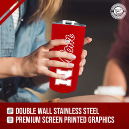 Nebraska Cornhuskers NCAA Stainless Steel Travel Tumbler for Mom - Red
