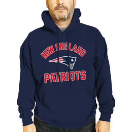 New England Patriots NFL Adult Gameday Hooded Sweatshirt - Navy