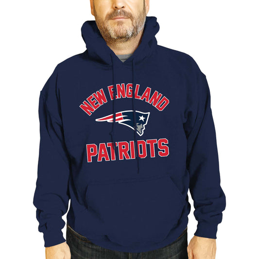 New England Patriots NFL Adult Gameday Hooded Sweatshirt - Navy