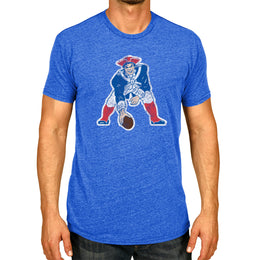 New England Patriots NFL Modern Throwback T-shirt - Royal