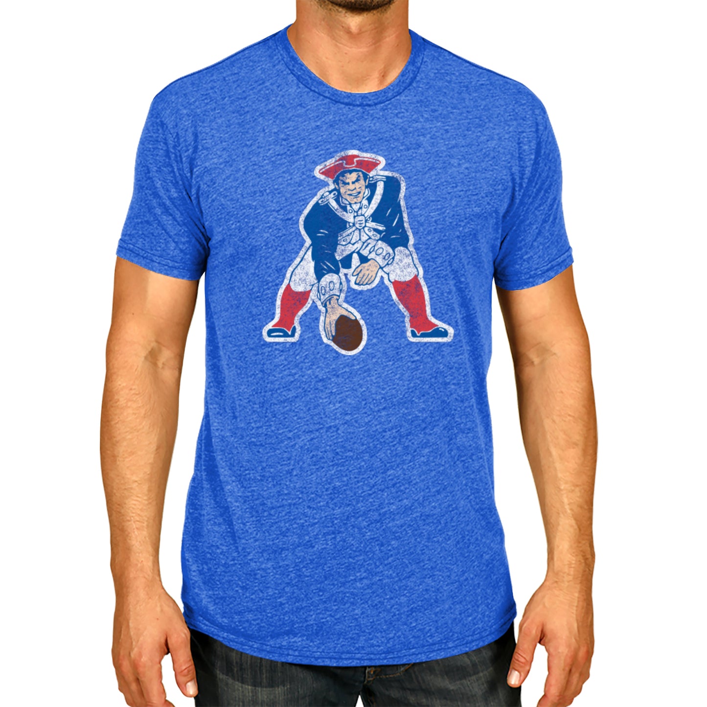 New England Patriots NFL Modern Throwback T-shirt - Royal