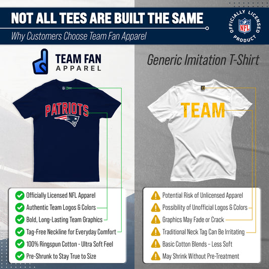New England Patriots NFL Home Team Tee - Navy