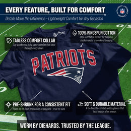 New England Patriots NFL Home Team Tee - Navy