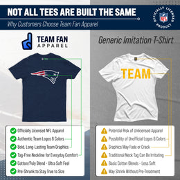 New England Patriots NFL Modern Throwback T-shirt - Navy