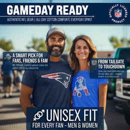 New England Patriots NFL Modern Throwback T-shirt - Navy