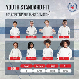 Carolina Panthers NFL Youth Home Team Hoodie- Kids Hooded Sweatshirt - Black