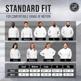 Los Angeles Kings Adult NHL Retro Logo Hockey Fleece Hooded Sweatshirt - Black Heather