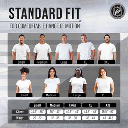 Anaheim Ducks NHL Adult Powerplay Heathered Unisex T-Shirt - Black Heather