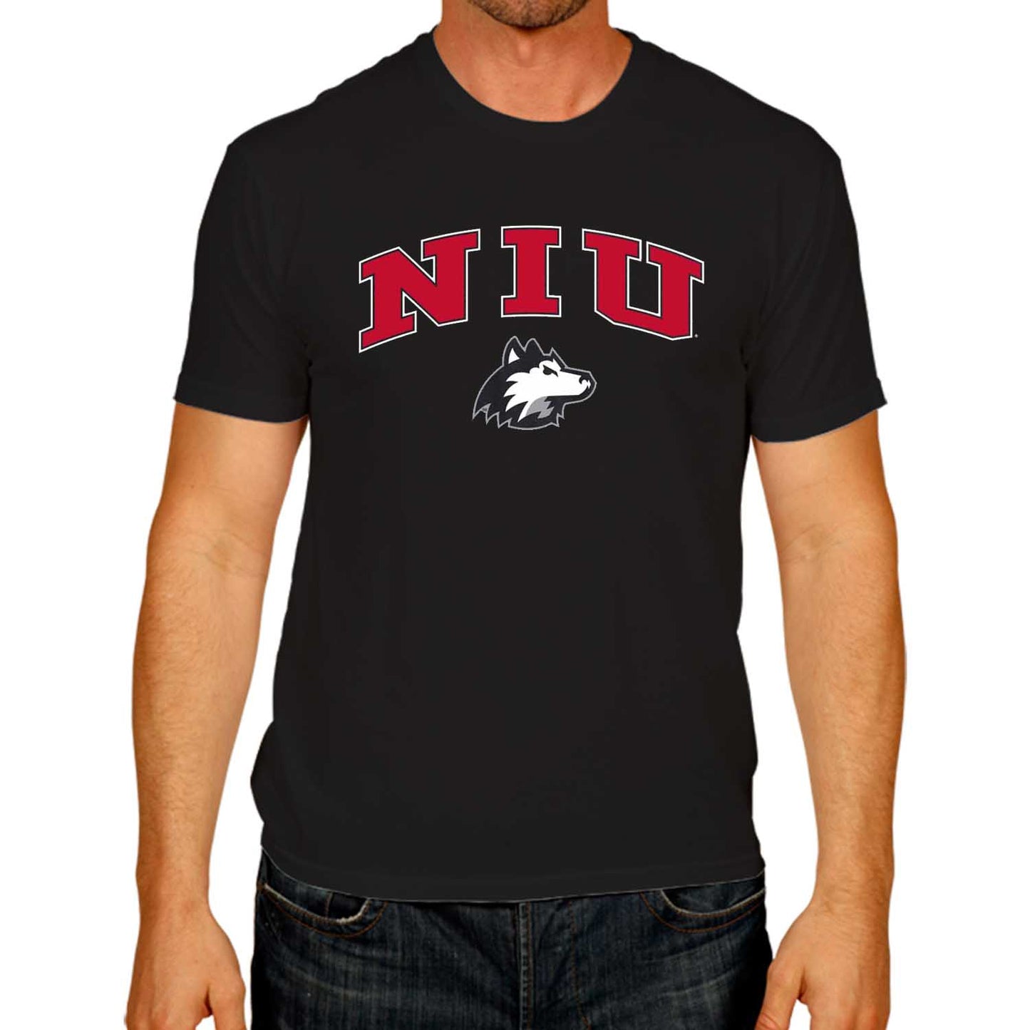 Northern Illinois Huskies NCAA Adult Gameday Cotton T-Shirt - Black