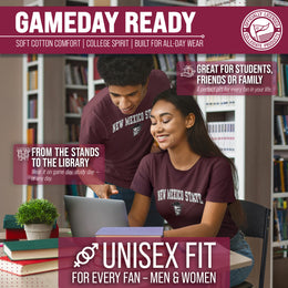 New Mexico State Aggies NCAA Adult Gameday Cotton T-Shirt - Maroon