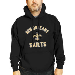 New Orleans Saints NFL Adult Gameday Hooded Sweatshirt - Black