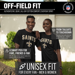 New Orleans Saints NFL Home Team Tee - Black