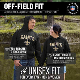 New Orleans Saints NFL Home Team Hoodie - Black