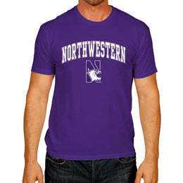 Northwestern Wildcats NCAA Adult Gameday Cotton T-Shirt - Purple