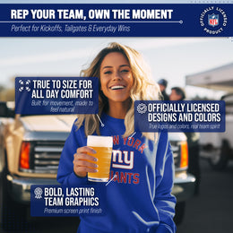 New York Giants NFL Gameday Adult Crewneck Sweatshirt - Royal