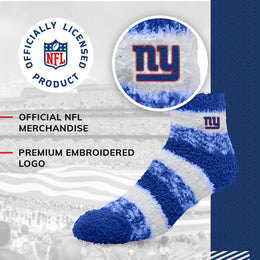 New York Giants NFL Cozy Soft Slipper Socks - Royal