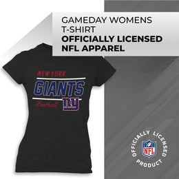 New York Giants NFL Gameday Women's Relaxed Fit T-shirt - Black