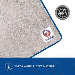 New York Islanders NHL Silk Touch Sherpa Throw Blanket - Royal