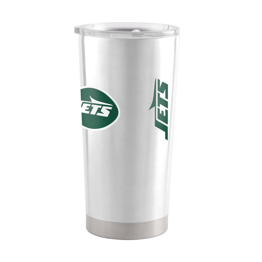 New York Jets NFL 20oz Gameday Stainless Steel Tumbler - White