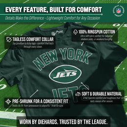 New York Jets NFL Adult Gameday T-Shirt - Forest Green