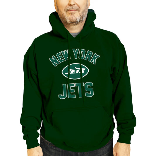 New York Jets NFL Adult Gameday Hooded Sweatshirt - Forest Green