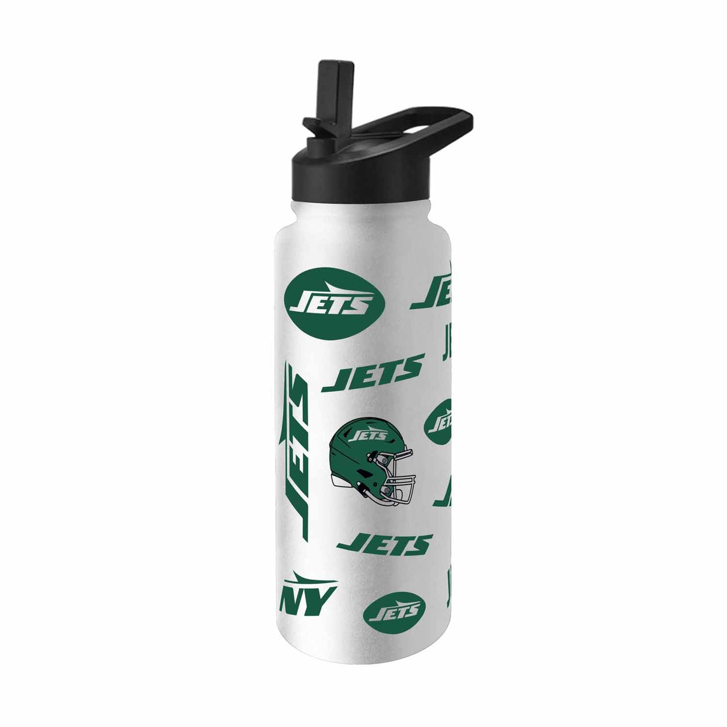 New York Jets NFL 34Oz Native Quencher Water Bottle - White