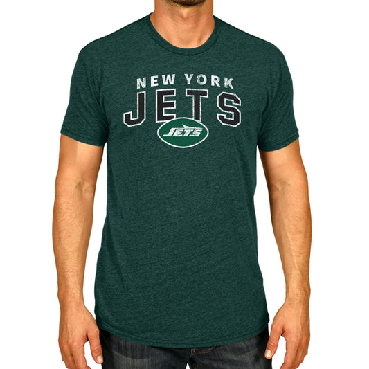 New York Jets NFL Starting Fresh Short Sleeve Heather T-Shirt - Green