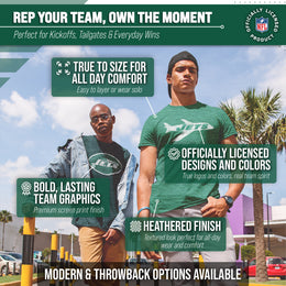 New York Jets NFL Modern Throwback T-shirt - Green