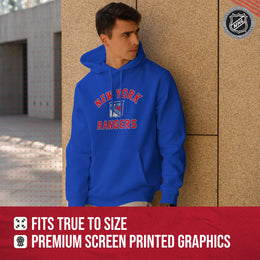 New York Rangers Adult NHL Gameday Hooded Sweatshirt - Royal