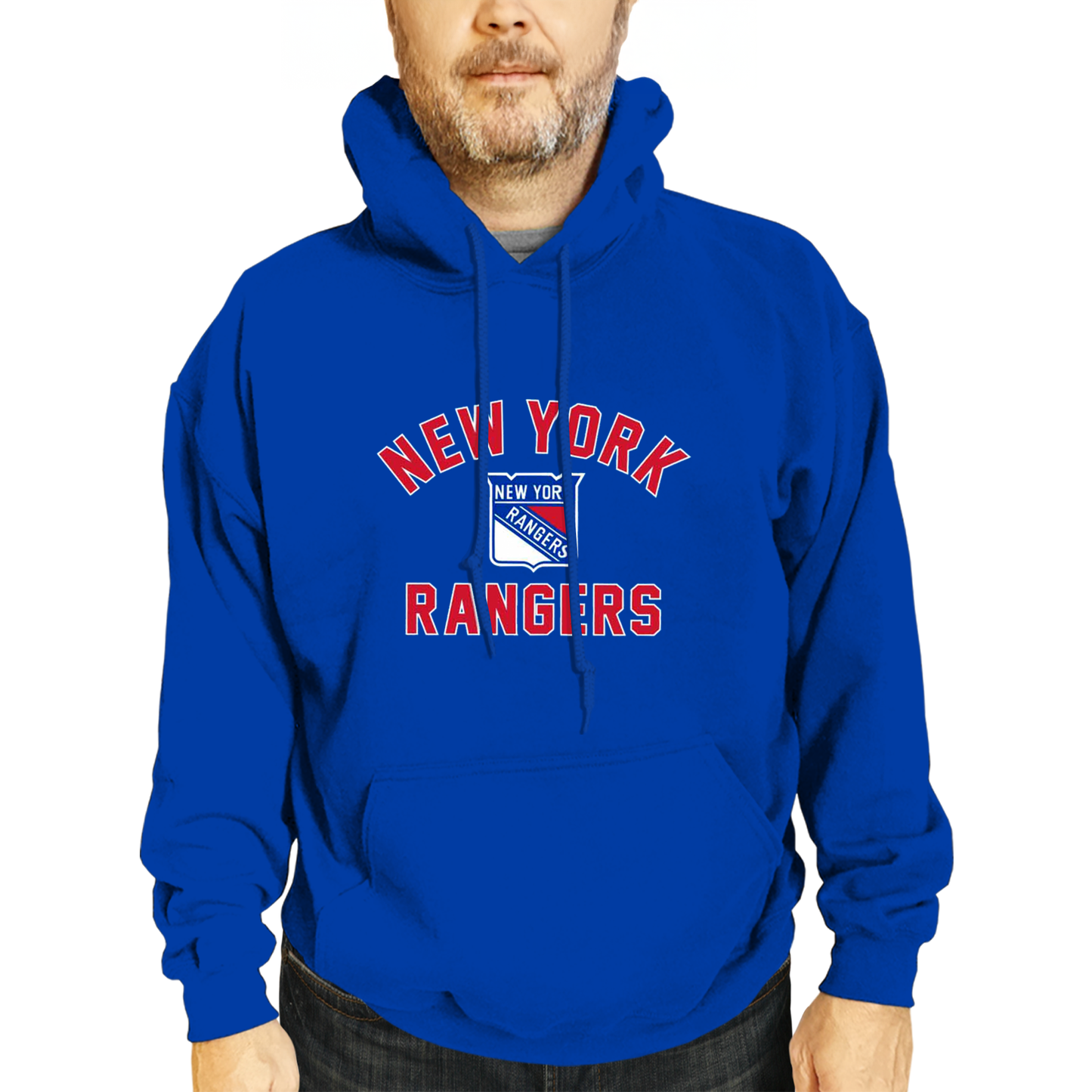 New York Rangers Adult NHL Gameday Hooded Sweatshirt - Royal