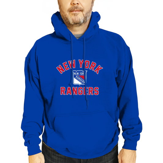 New York Rangers Adult NHL Gameday Hooded Sweatshirt - Royal