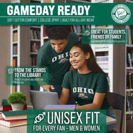 Ohio Bobcats NCAA Adult Gameday Cotton T-Shirt - Green