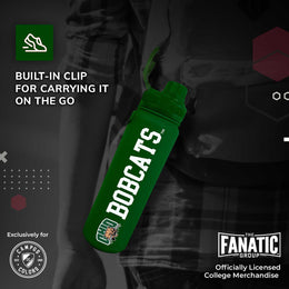 Ohio Bobcats NCAA Stainless Steel Water Bottle - Green