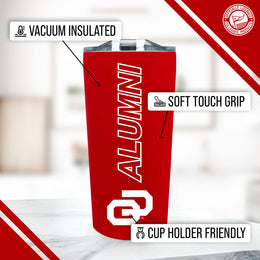 Oklahoma Sooners Collegiate Stainless Steel Travel Tumbler for Alumni - Crimson