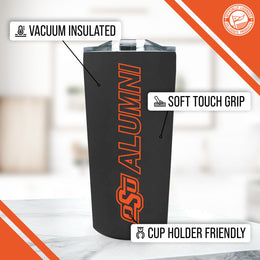 Oklahoma State Cowboys Collegiate Stainless Steel Travel Tumbler for Alumni - Black