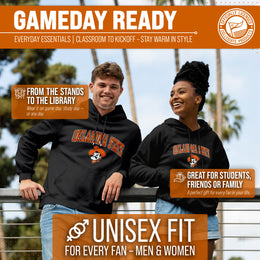 Oklahoma State Cowboys Adult Arch & Logo Soft Style Gameday Hooded Sweatshirt - Black