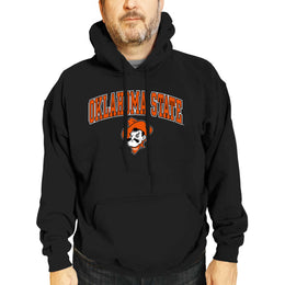 Oklahoma State Cowboys Adult Arch & Logo Soft Style Gameday Hooded Sweatshirt - Black