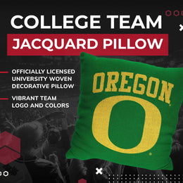 Oregon Ducks NCAA Decorative Pillow - Kelly Green