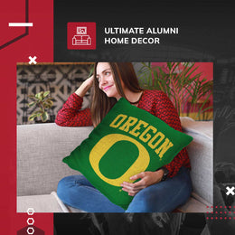 Oregon Ducks NCAA Decorative Pillow - Kelly Green