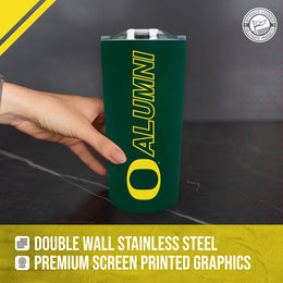 Oregon Ducks Collegiate Stainless Steel Travel Tumbler for Alumni - Green