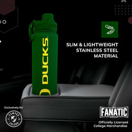 Oregon Ducks NCAA Stainless Steel Water Bottle - Green