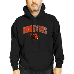 Oregon State Beavers Adult Arch & Logo Soft Style Gameday Hooded Sweatshirt - Black