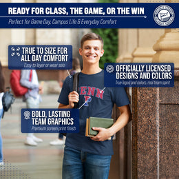 Penn Quakers NCAA Adult Gameday Cotton T-Shirt - Navy