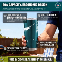 Philadelphia Eagles NFL 20oz Gameday Stainless Steel Tumbler - Deep Teal
