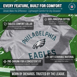 Philadelphia Eagles NFL Adult Gameday T-Shirt - Gray