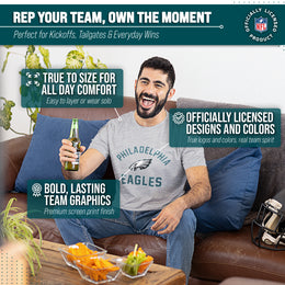 Philadelphia Eagles NFL Adult Gameday T-Shirt - Gray