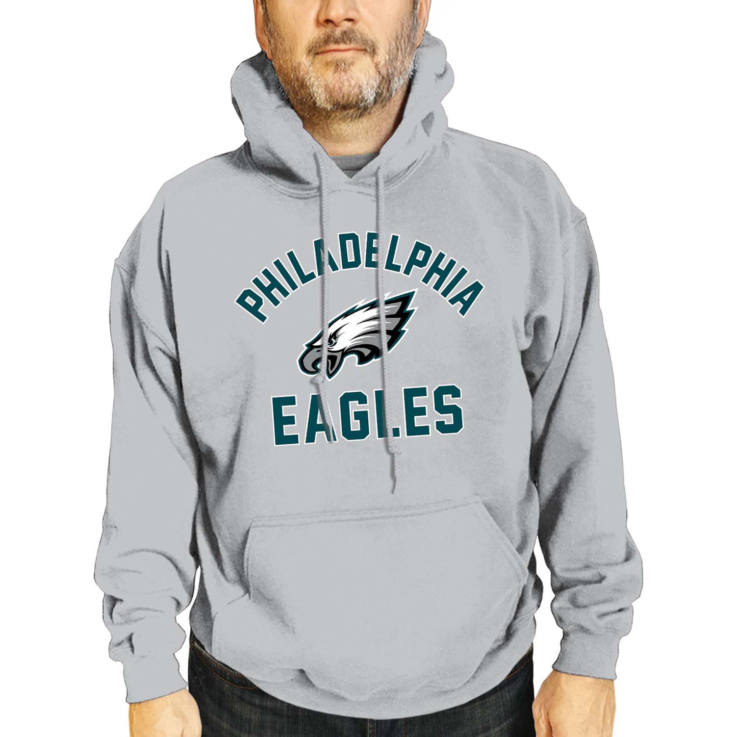 Philadelphia Eagles NFL Adult Gameday Hooded Sweatshirt - Gray